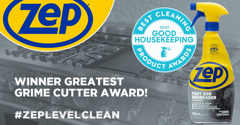 Zep's Fast 505 Degreaser & Cleaner Wins 2021 Good Housekeeping Cleanin – Zep  Inc.