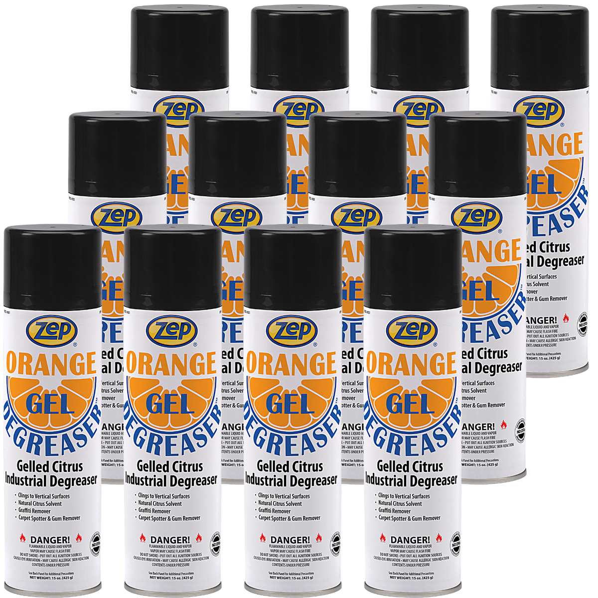 Orange Gel Degreaser 15 oz. Zep Inc.