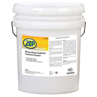 Zep Professional Heavy-Duty Powdered Concrete Cleaner – Fast Acting Alkaline – 40 lbs.
