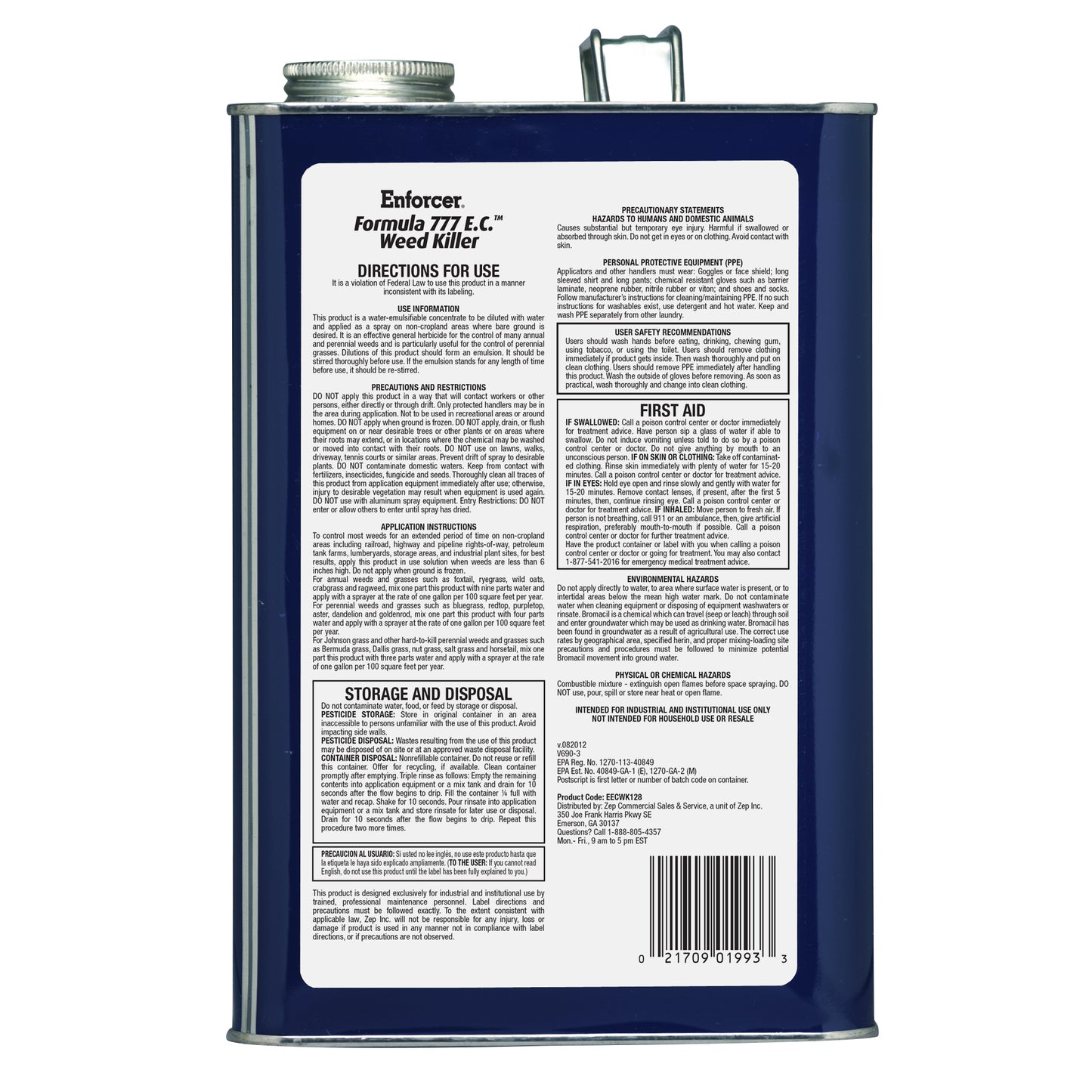 Formula 777 E.C.??? Weed Killer