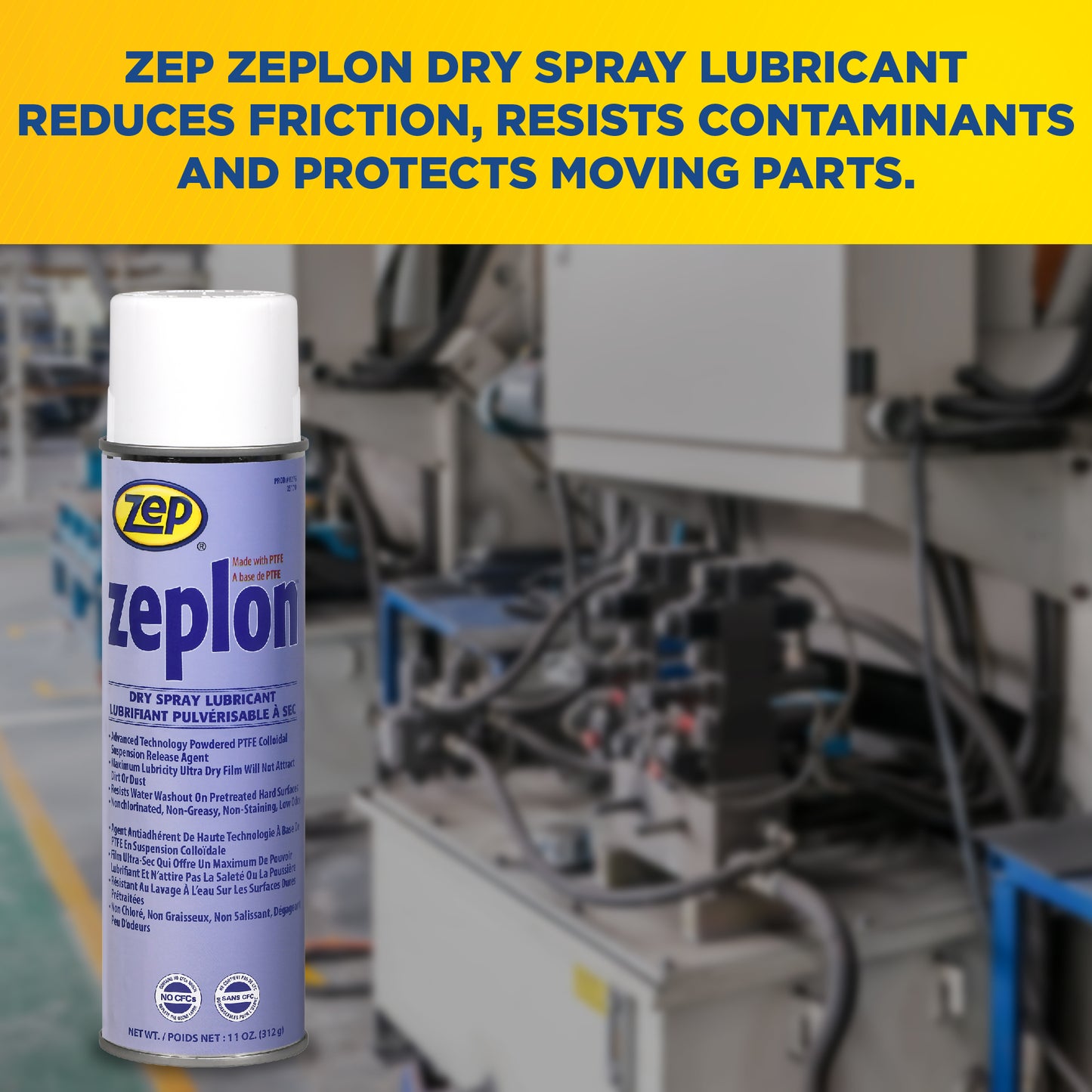 Zeplon Dry Spray Lubricant - 11 oz.