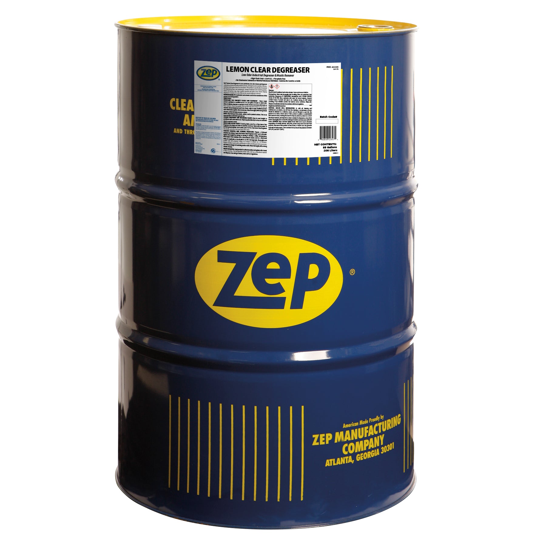 Lemon Clear Degreaser - 55 Gallon – Zep Inc.