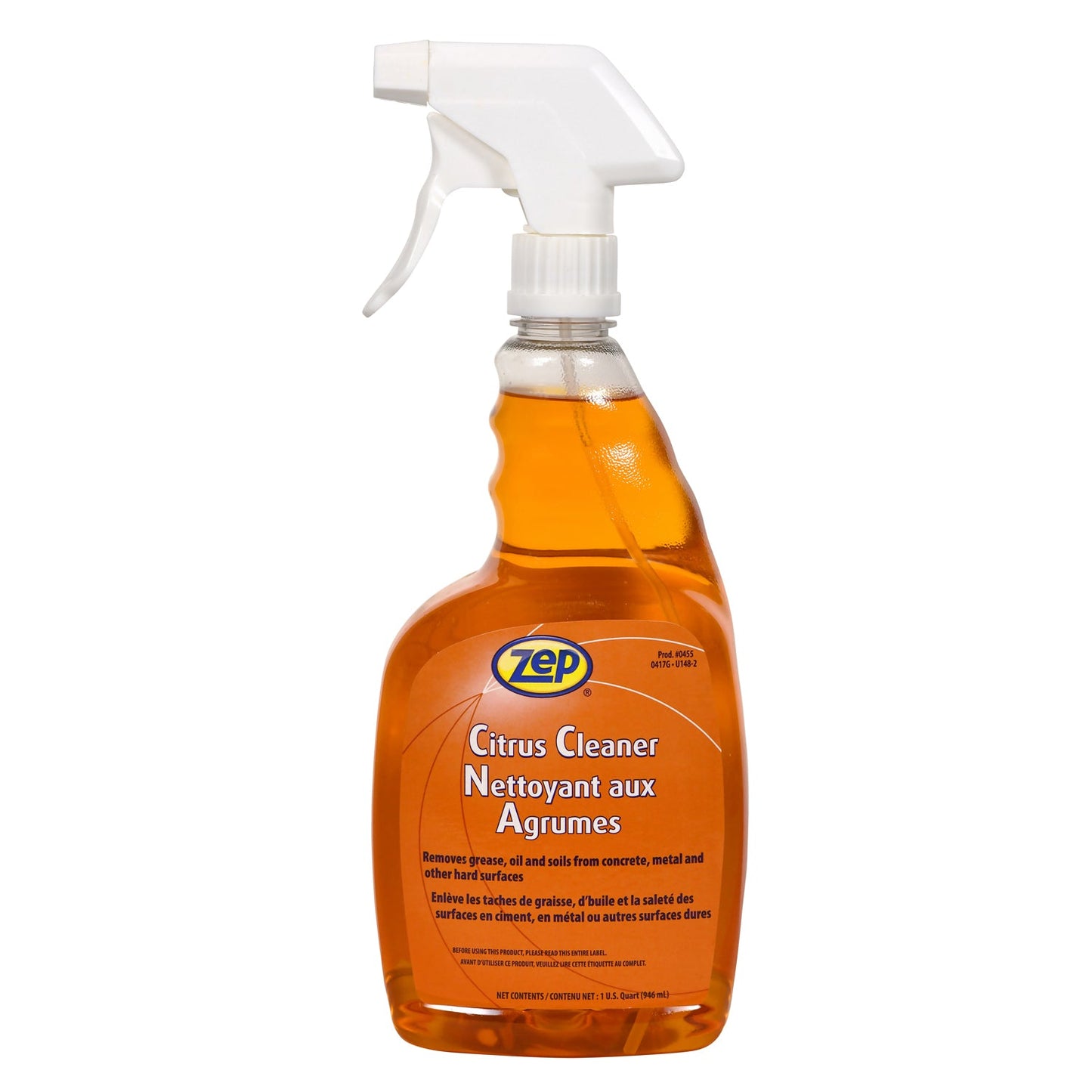 Zep Citrus Cleaner – Removes Grease and Oil – 32 oz.