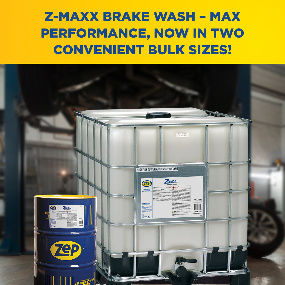 Zep Z-Maxx Brake Wash + Safety Pail Pump Bundle