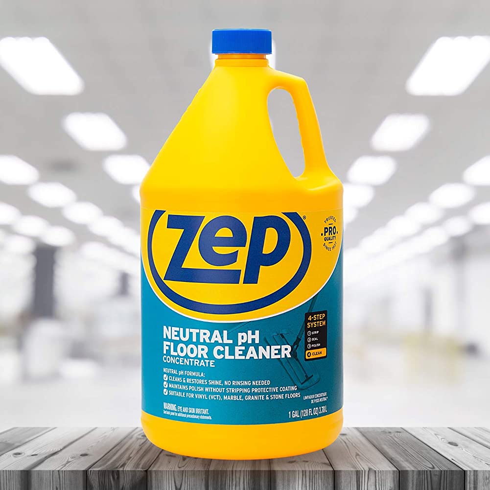 Zep Neutral pH Floor Cleaner Concentrate 1 Gal and Zep Air & Fabric Odor Eliminator 1 Gal