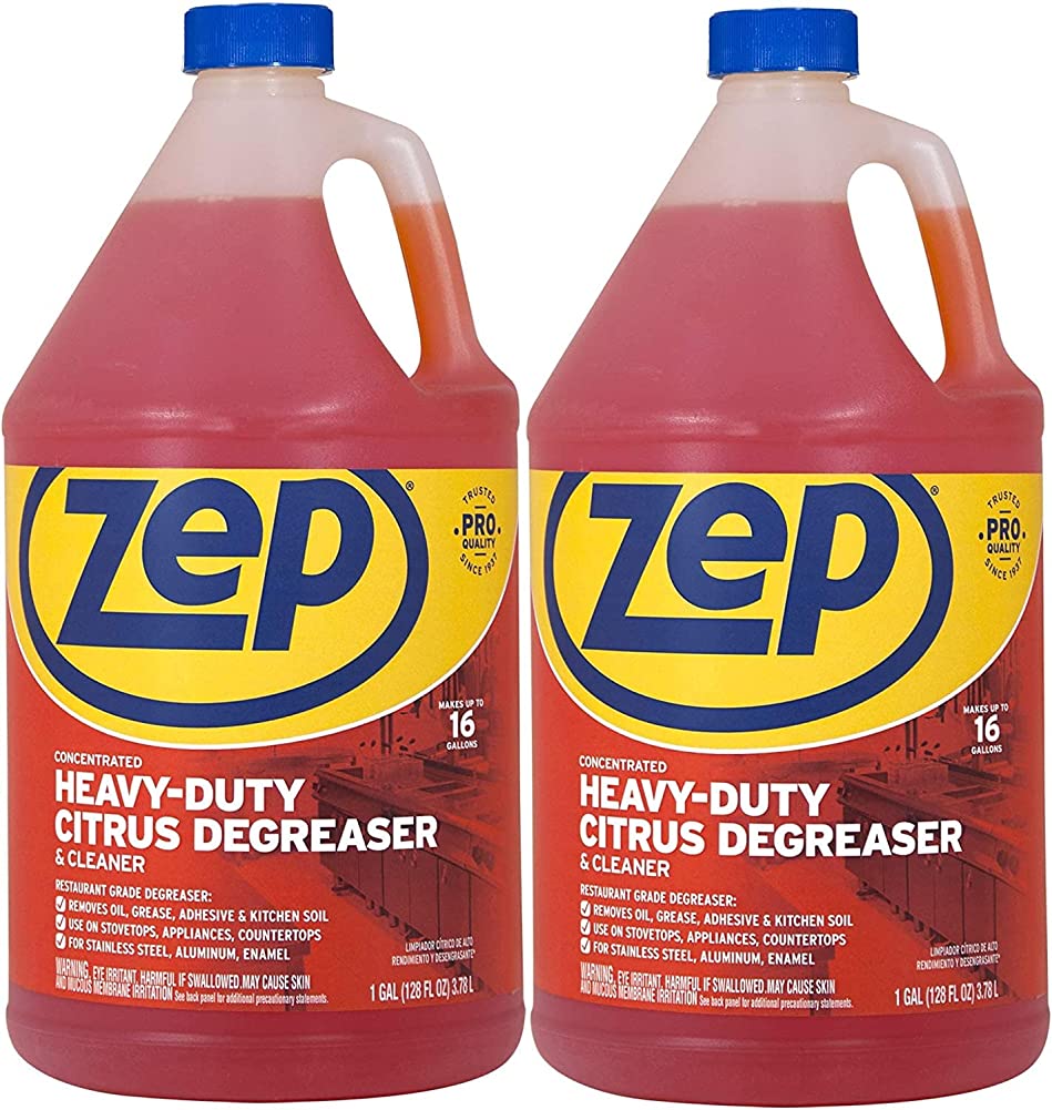 Zep Heavy-Duty Citrus Degreaser and Cleaner – Removes Grease and Grime – 1 Gallon