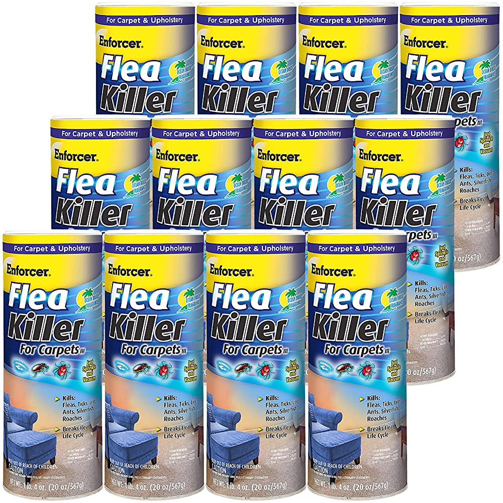 Enforcer Flea Killer for Carpets Ocean Breeze 20 oz. Zep Inc.