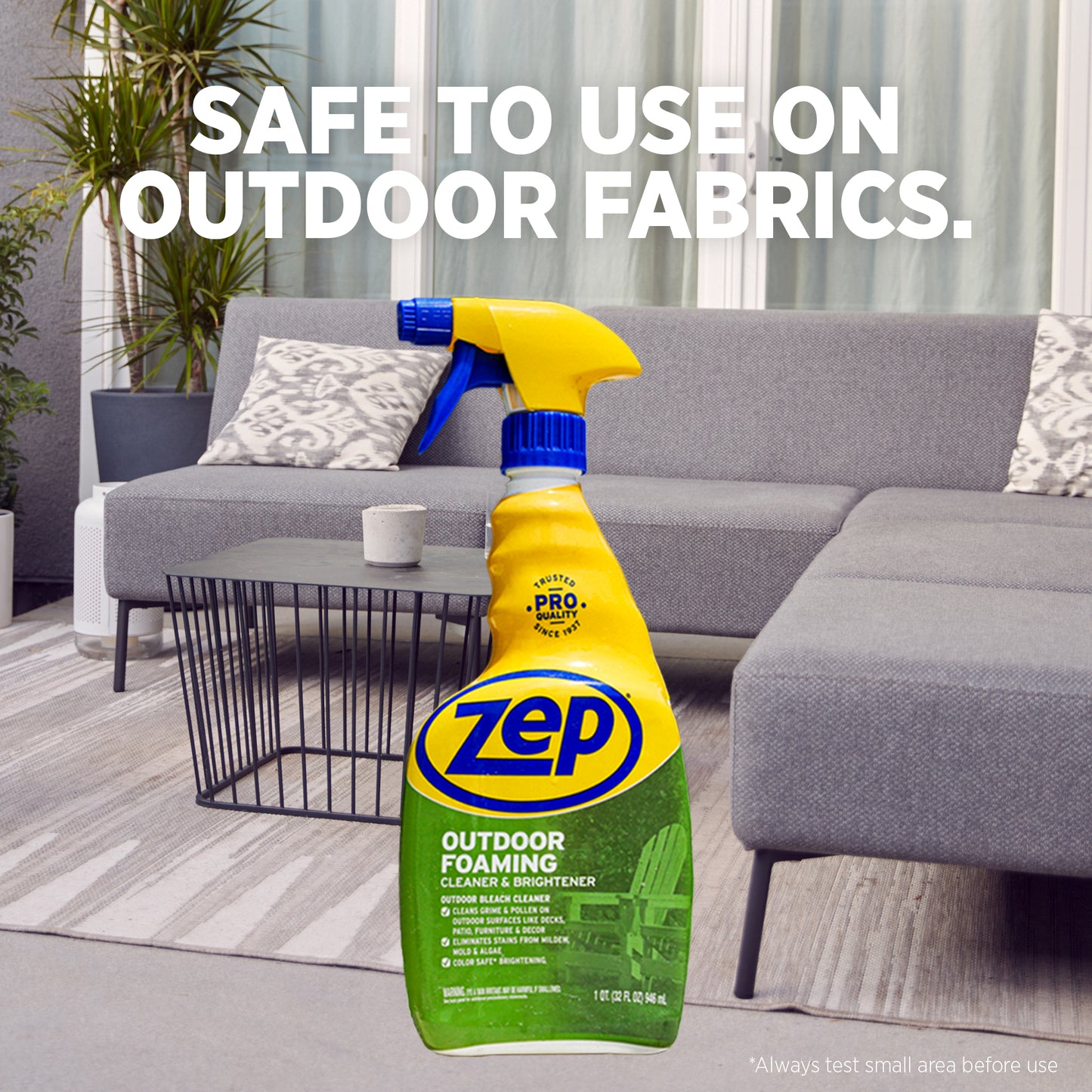 Zep Outdoor Foaming Cleaner & Brightener - Outdoor Bleach Cleaner - 32 oz.