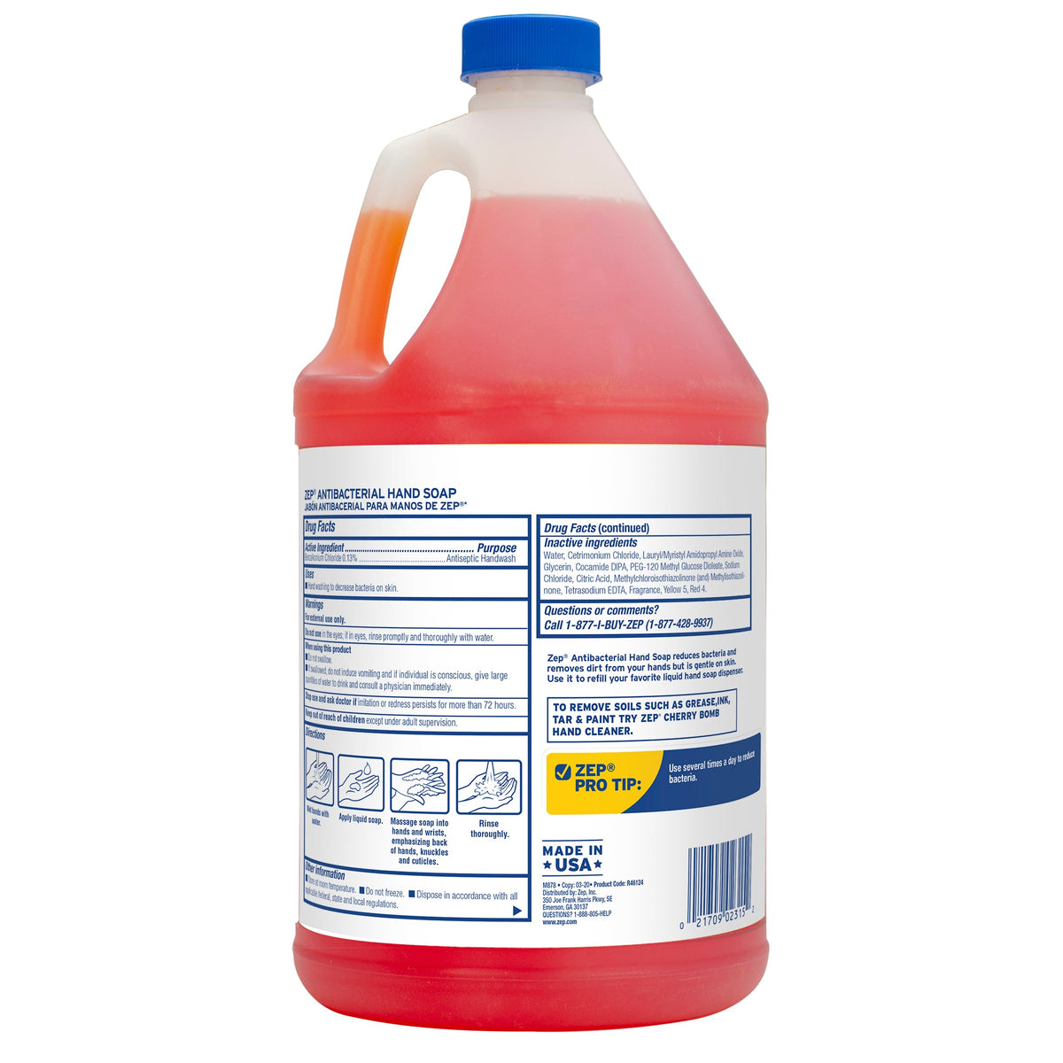 Antibacterial Hand Soap - 1 Gallon – Zep Inc.