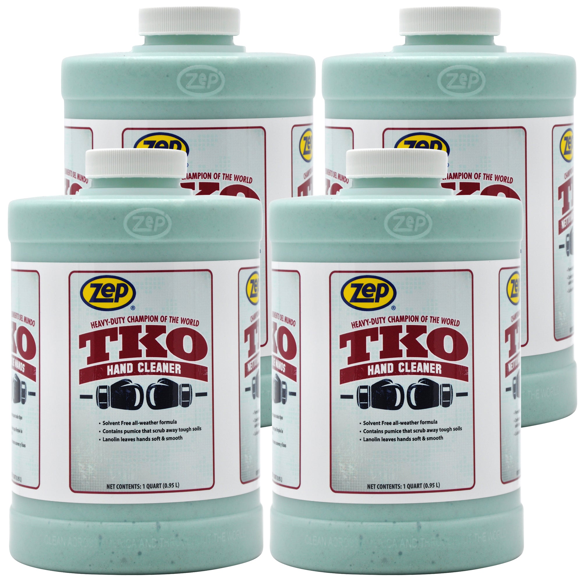 Zep TKO Hand Cleaner - Scrubs Away Tough Soils - 1 qt – Zep Inc.