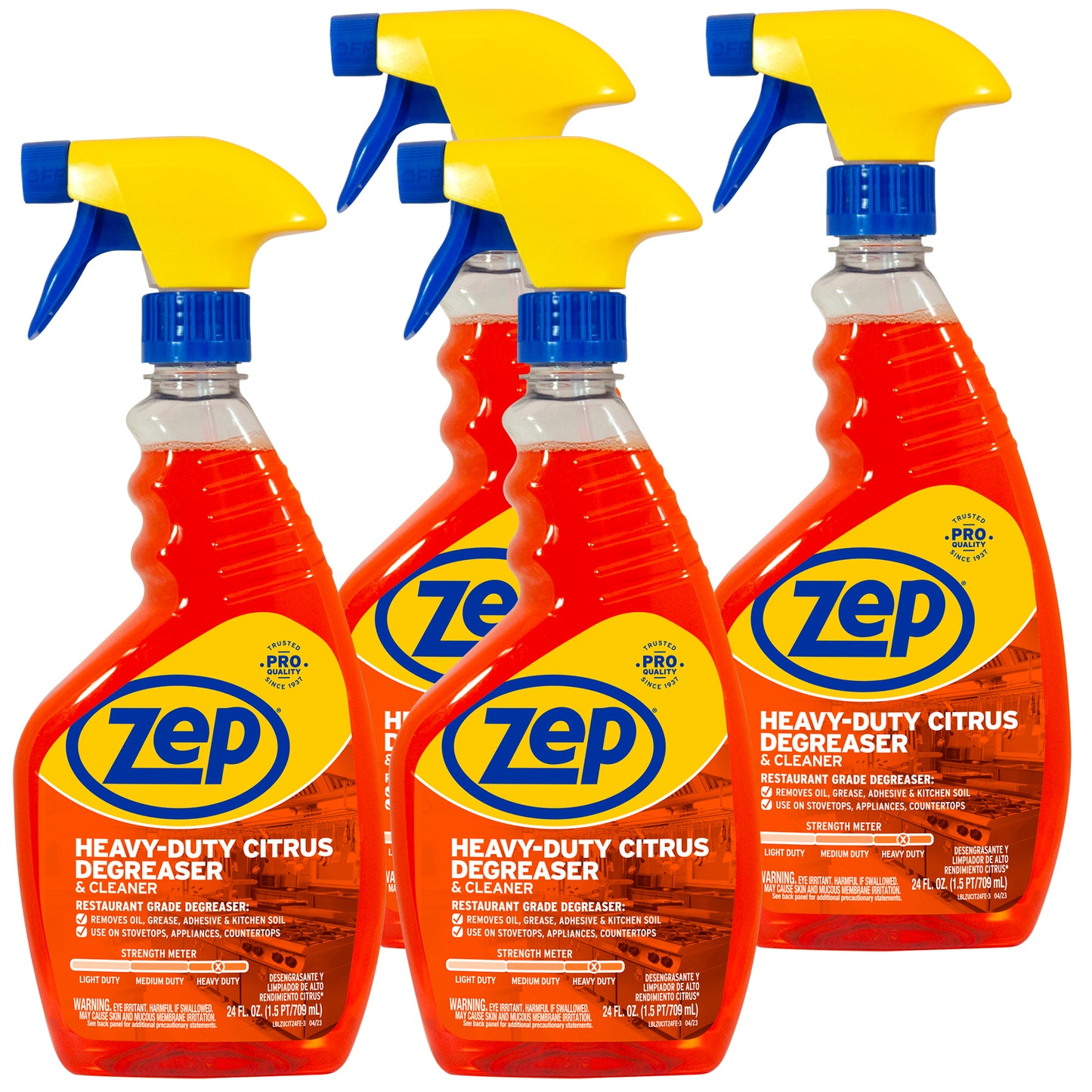Zep Heavy-Duty Citrus Degreaser and Cleaner Spray - 24 oz