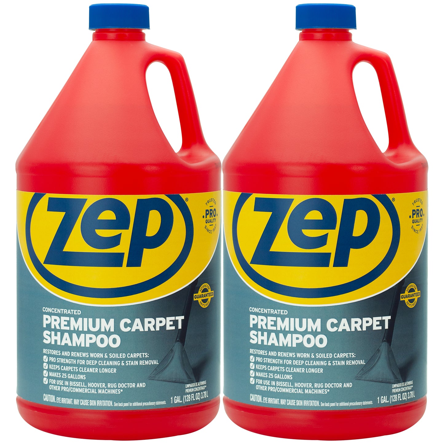 Zep Premium Carpet Shampoo Concentrate – Renews Soiled Carpets – 1 Gallon