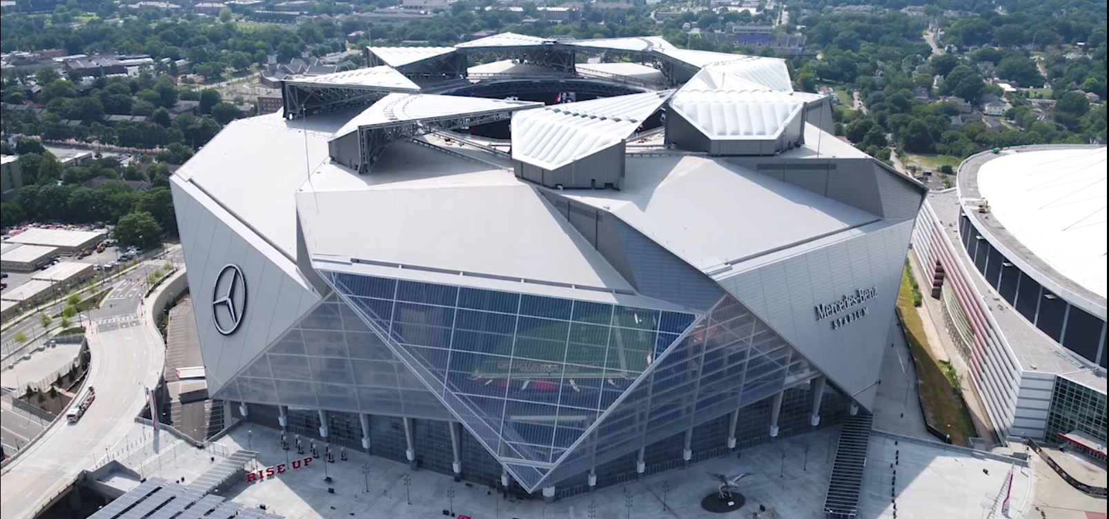 Mercedes Benz Stadium Roof OFFICIALLY Functional 