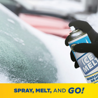 Ice Melt Aerosol De-Icer for Windshields and Windows - 20 oz.
