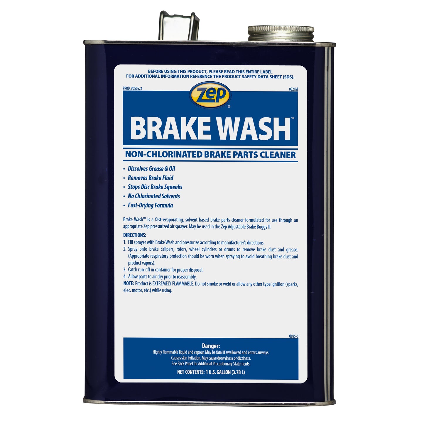 Zep Brake Wash – Non-Chlorinated Brake Parts Cleaner –1 Gallon