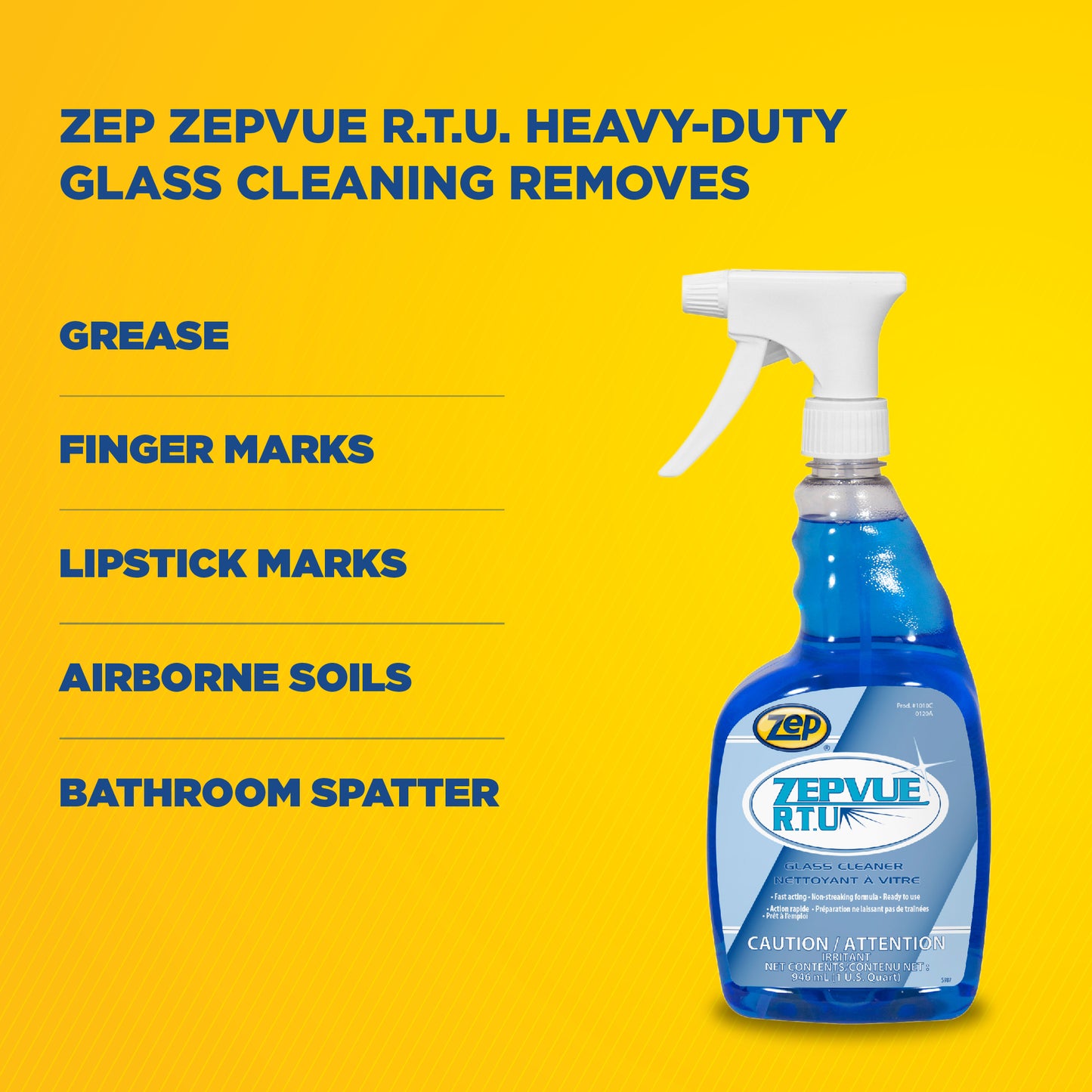 Zepvue Glass Cleaner - 32 oz.
