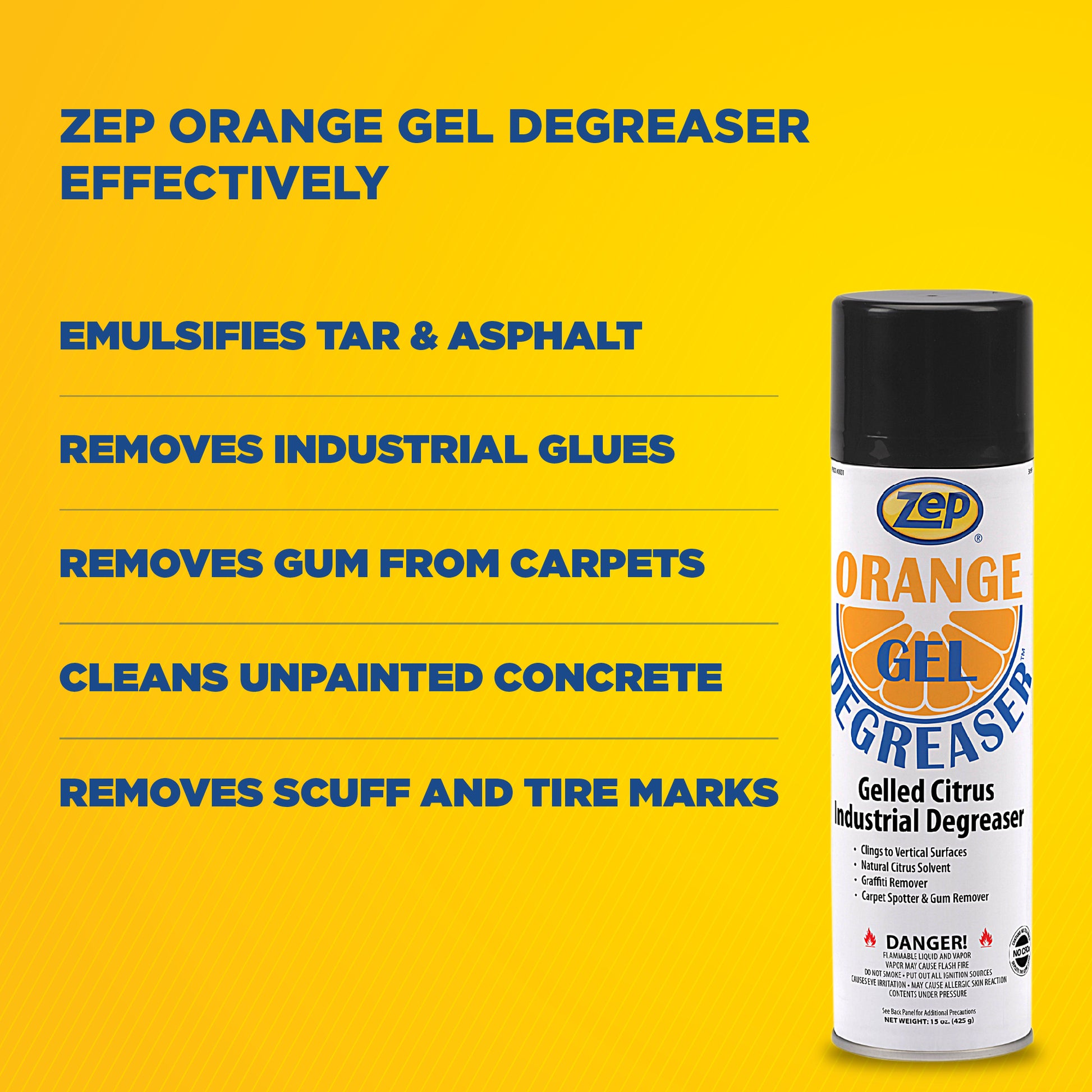 Orange Gel Degreaser - 15 oz. Zep Inc. Orange Gel Degreaser - 15 oz. Zep Inc.