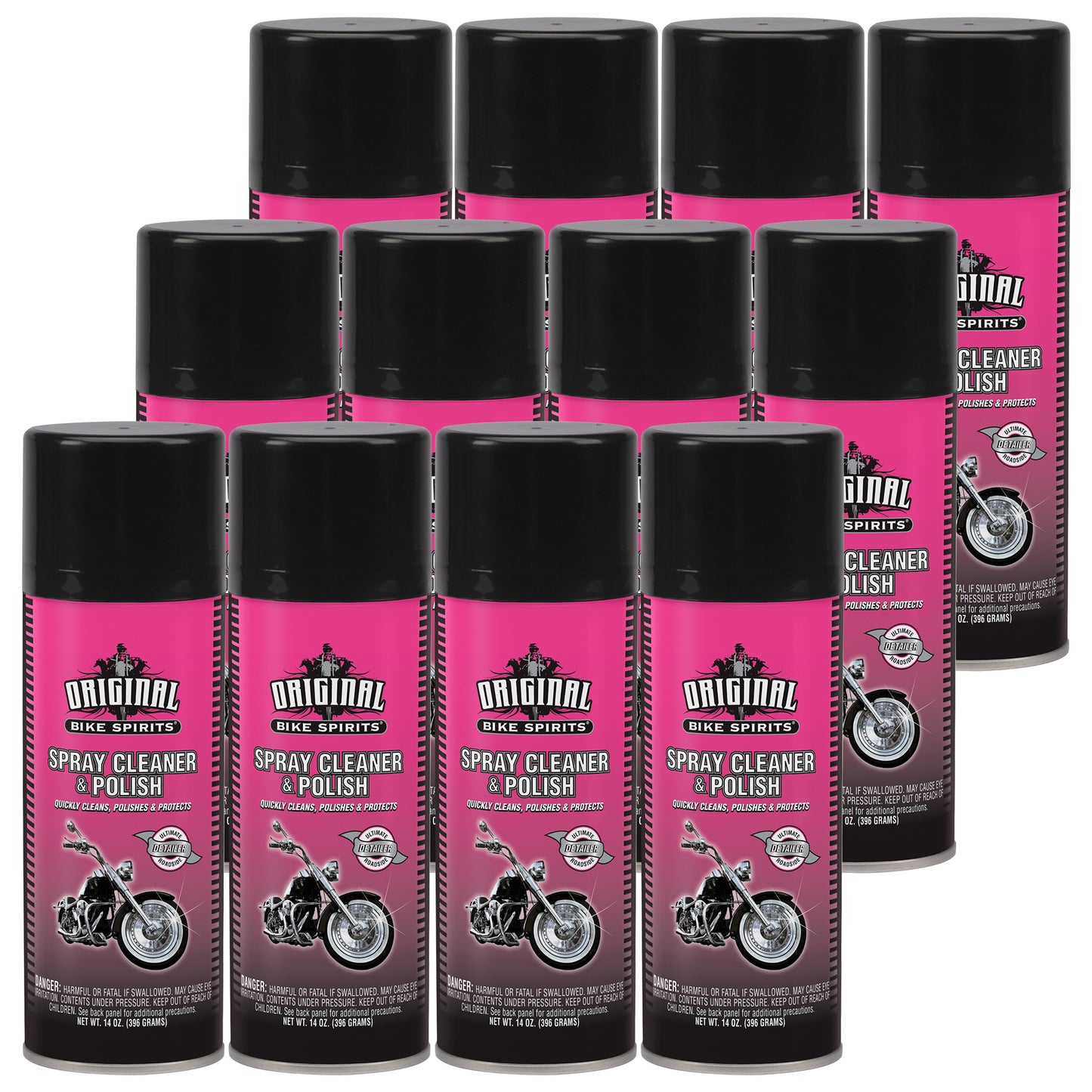 Original Bike Spirits Spray Cleaner & Polish – Cleans, Polishes & Protects – 14 oz