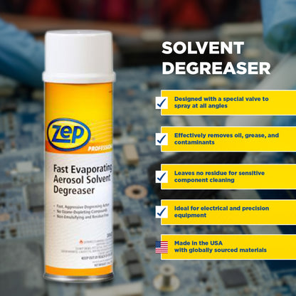 Fast Evaporating Aerosol Solvent Degreaser