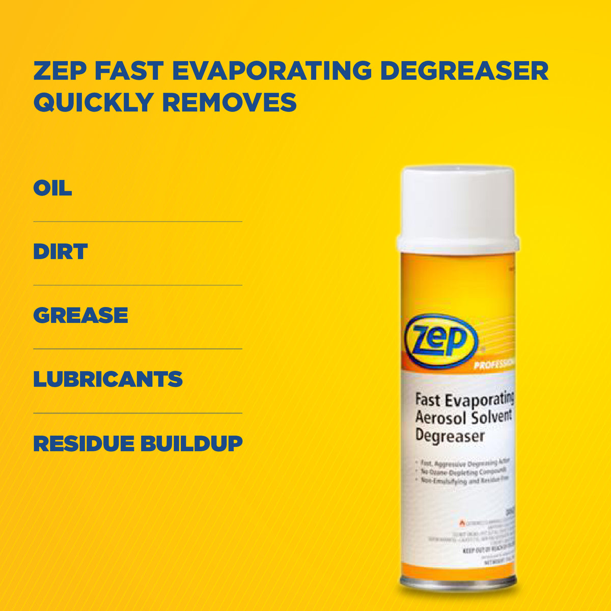 Fast Evaporating Aerosol Solvent Degreaser – Zep Inc.
