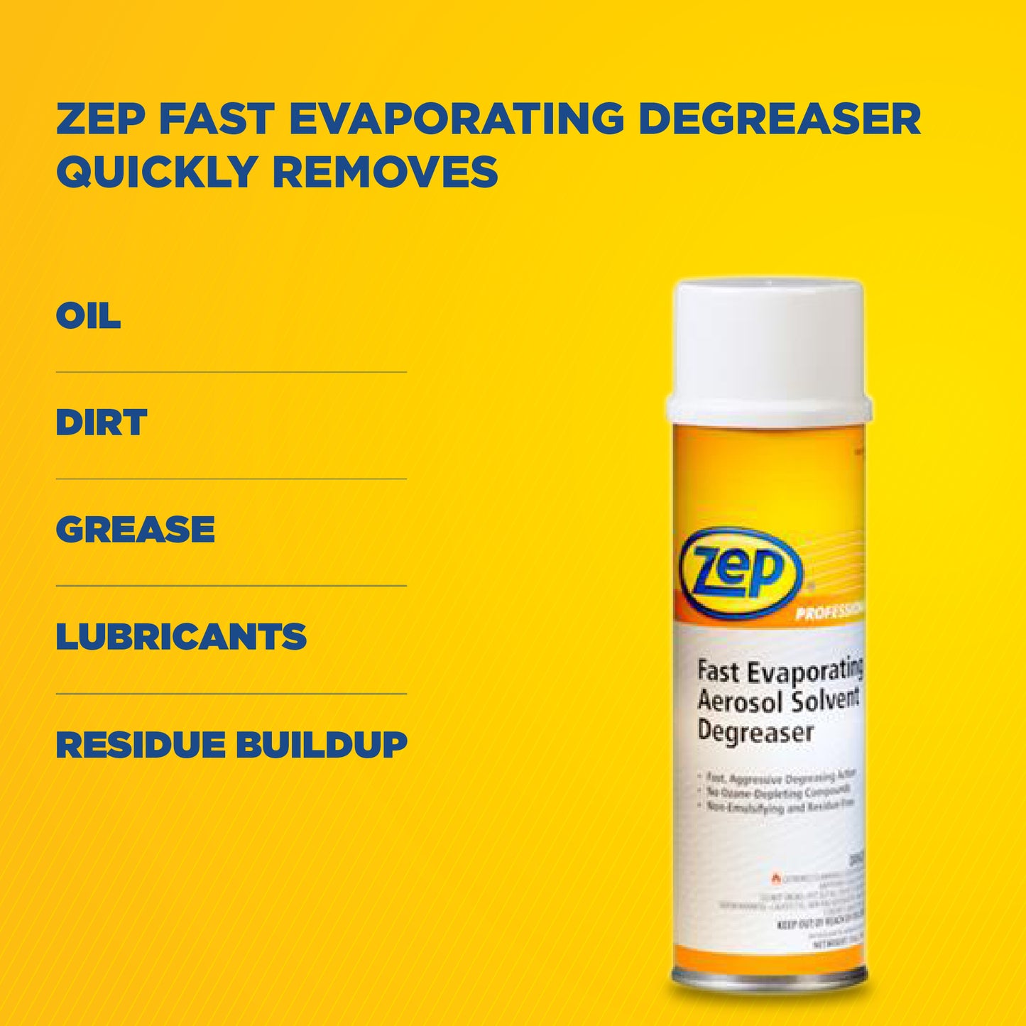 Fast Evaporating Aerosol Solvent Degreaser