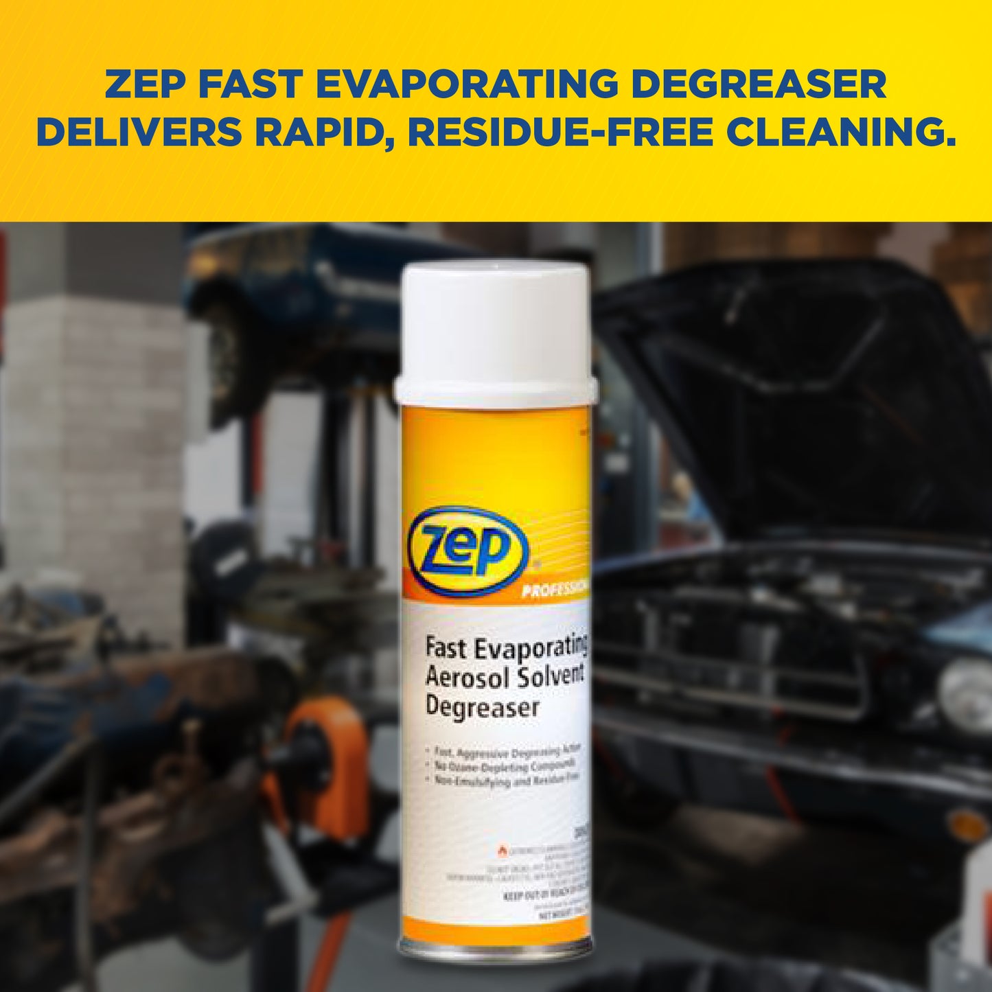 Fast Evaporating Aerosol Solvent Degreaser