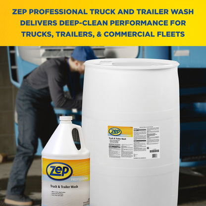 Zep Professional Truck & Trailer Wash – Remove Tough Road Grime – 1 Gallon