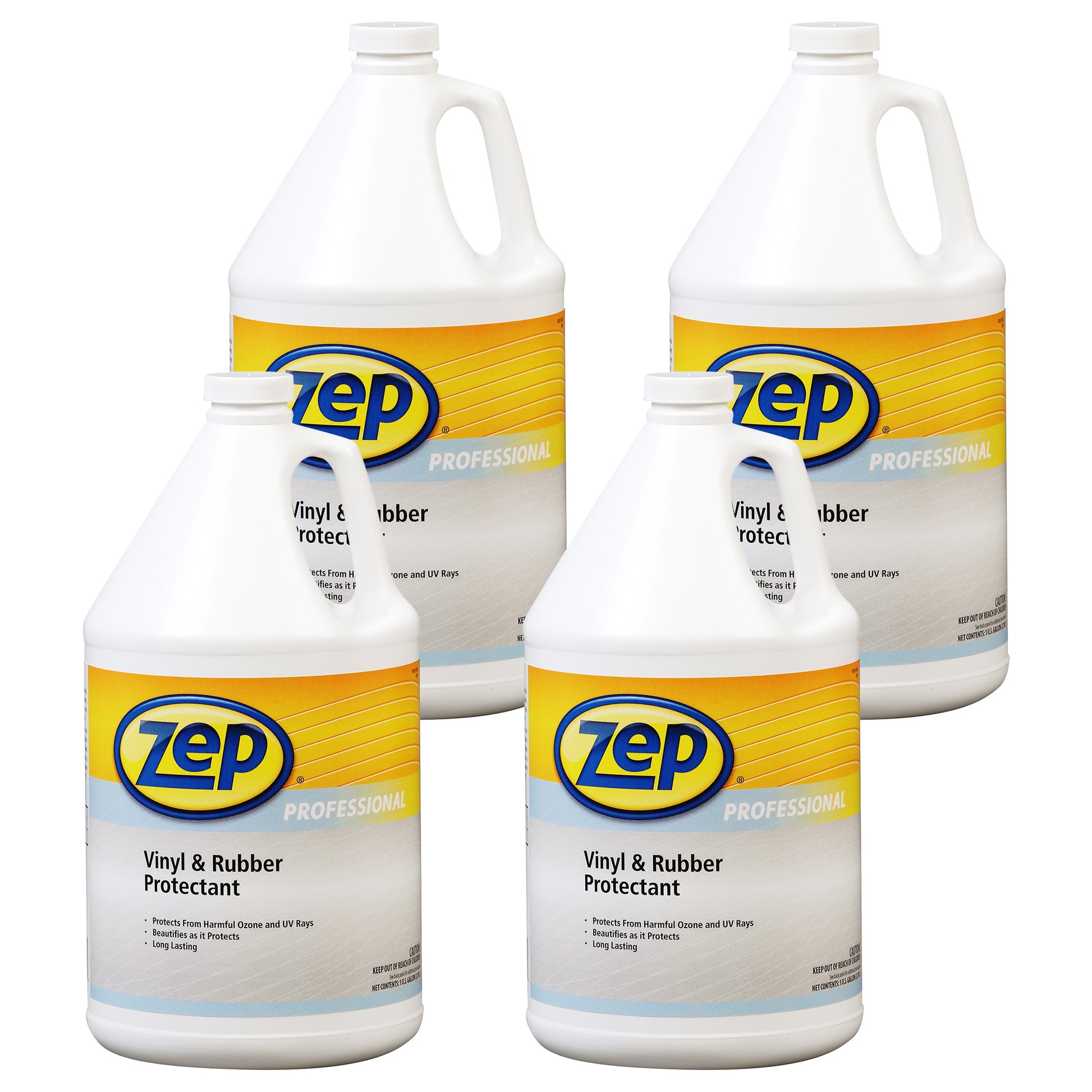 Zep Professional Vinyl & Rubber Protectant - Cleans and Preserves – 1 ...