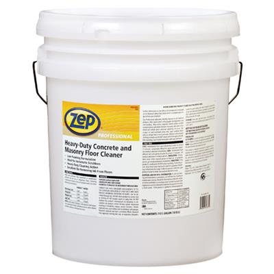 Zep Heavy-Duty Concrete and Masonry Floor Cleaner – Removes Dirt from Concrete - 5 Gallon