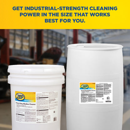 Zep Professional Heavy-Duty Alkaline Cleaner – Powerful Cleaner & Degreaser – 5 Gallons