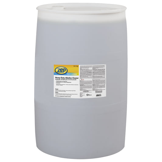 Zep Professional Heavy-Duty Alkaline Cleaner – Powerful Cleaner & Degreaser – 55 Gallons