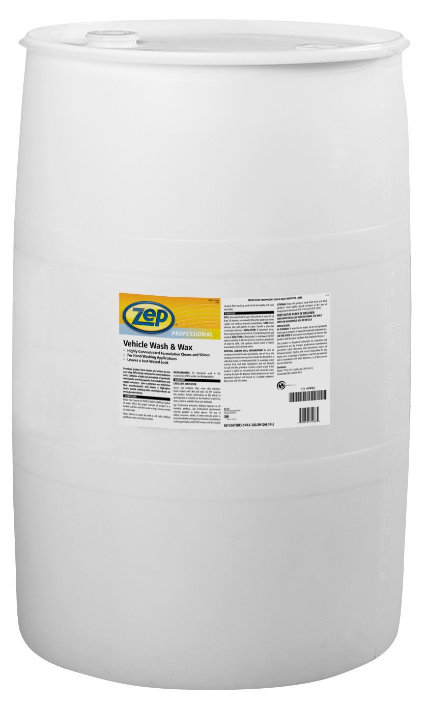 Vehicle Wash and Wax Concentrate - 55 Gal