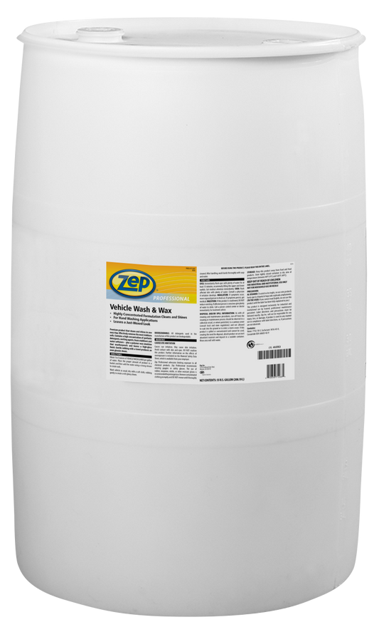 Vehicle Wash and Wax Concentrate - 55 Gal