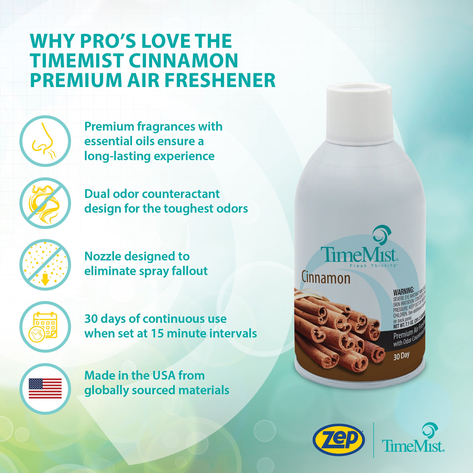 その他 ETARNITY TAM FRESH Spray Premium TimeMist Metered 30 Day Air Freshener - Country Garden - 7