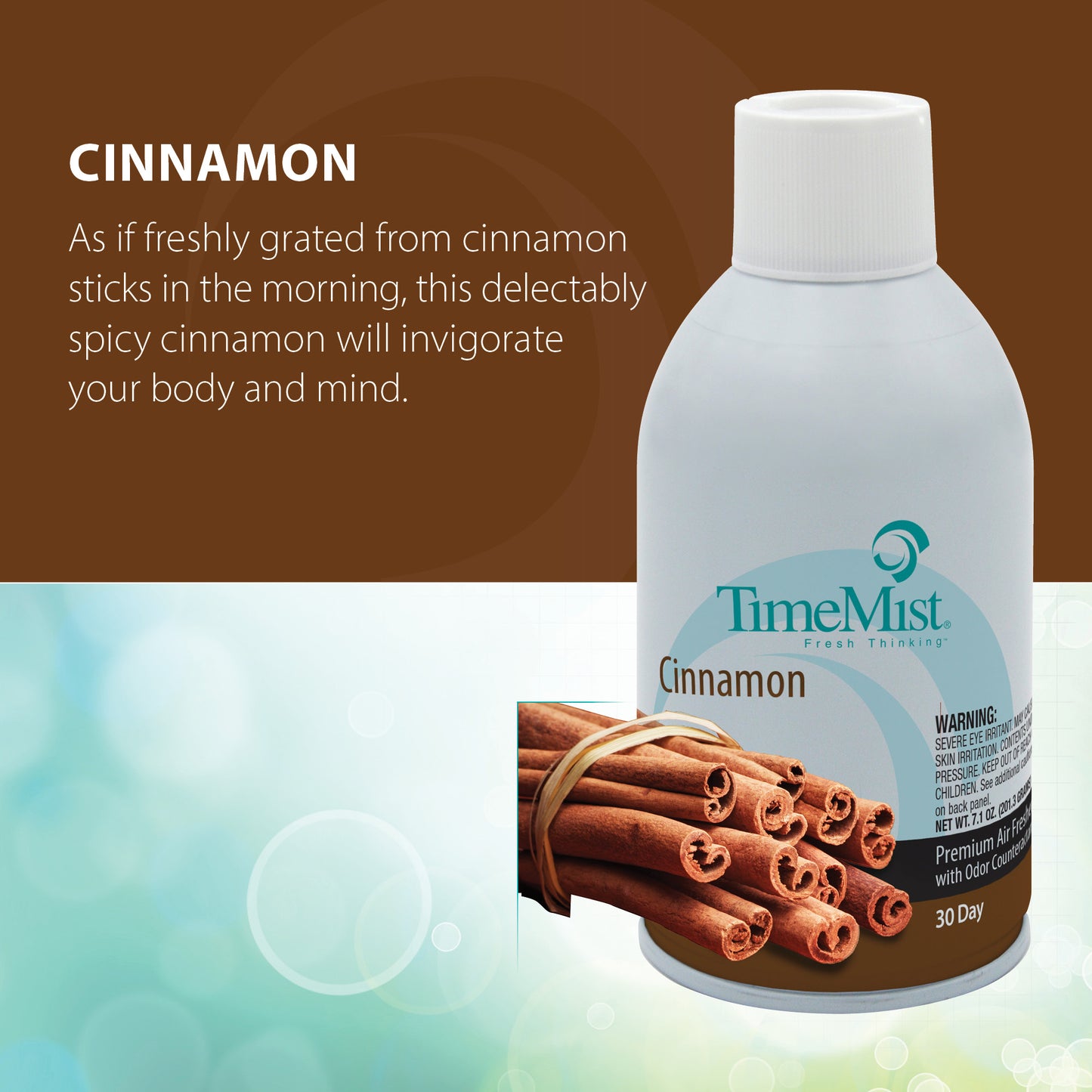TimeMist Premium Metered 30 Day Air Freshener - Cinnamon - 7 oz.