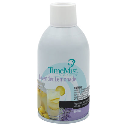 TimeMist Premium Metered Air Freshener Refills, Lavender Lemonade (Case of 12) with Meter Mist 3000 Ultra Dispenser (2 Pack) Bundle