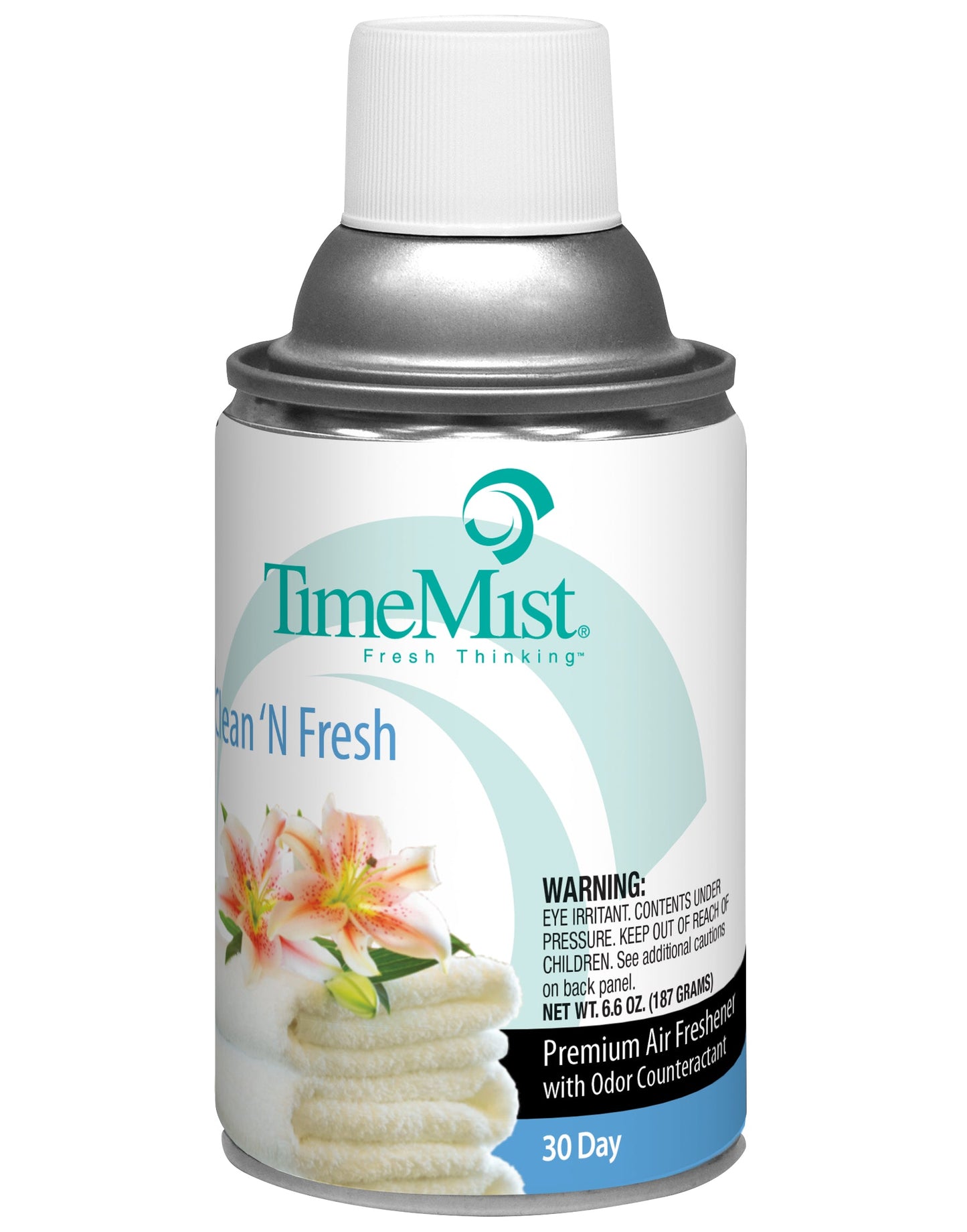 TimeMist Premium Metered Air Freshener Refills, Clean & Fresh (Case of 12) with Meter Mist 3000 Ultra Dispenser (2 Pack) Bundle