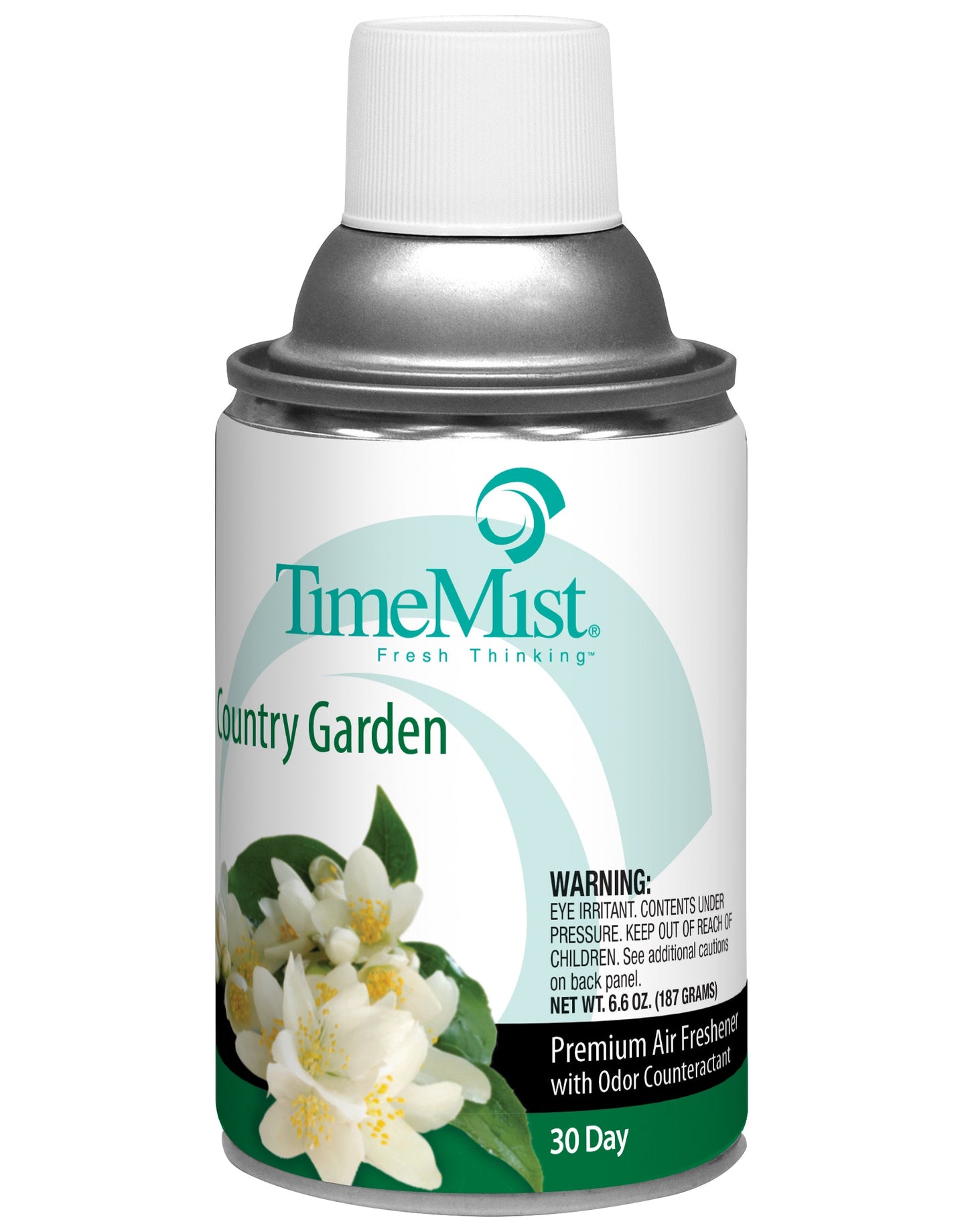 TimeMist Premium Metered Air Freshener Refills, Country Garden (Case of 12) with Meter Mist 3000 Ultra Dispenser (2 Pack) Bundle