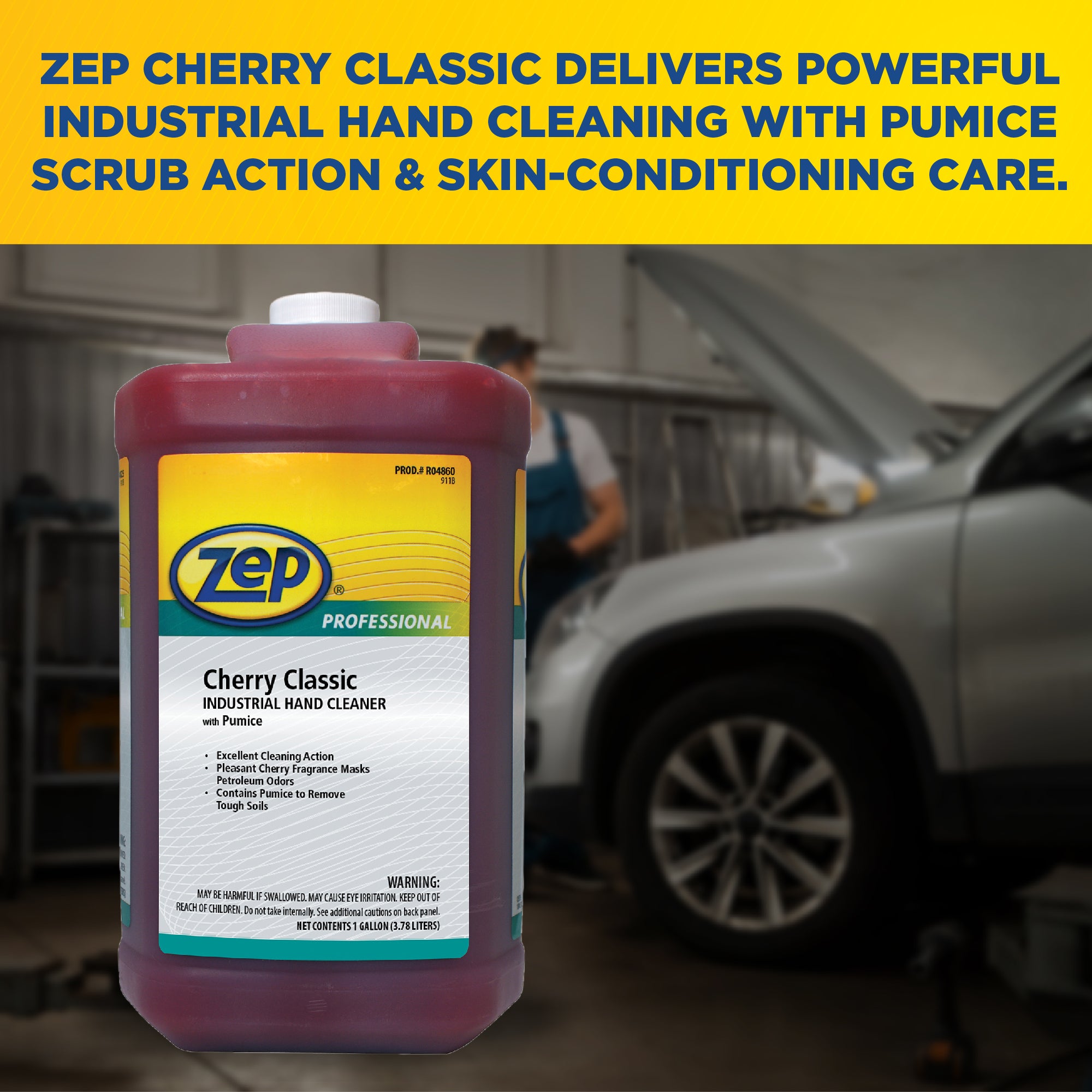 Cherry Classic Industrial Hand Cleaner with Pumice – Zep Inc.