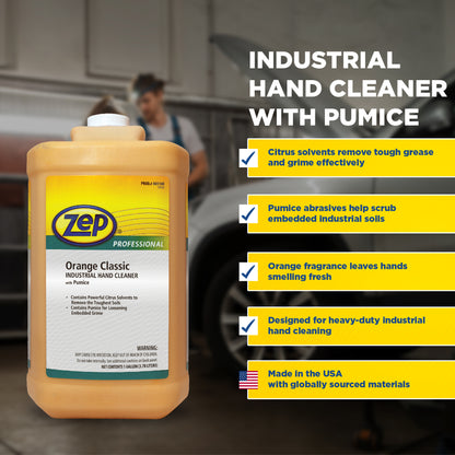 Orange Classic Industrial Hand Cleaner with Pumice