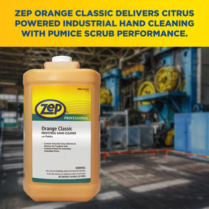 Orange Classic Industrial Hand Cleaner with Pumice