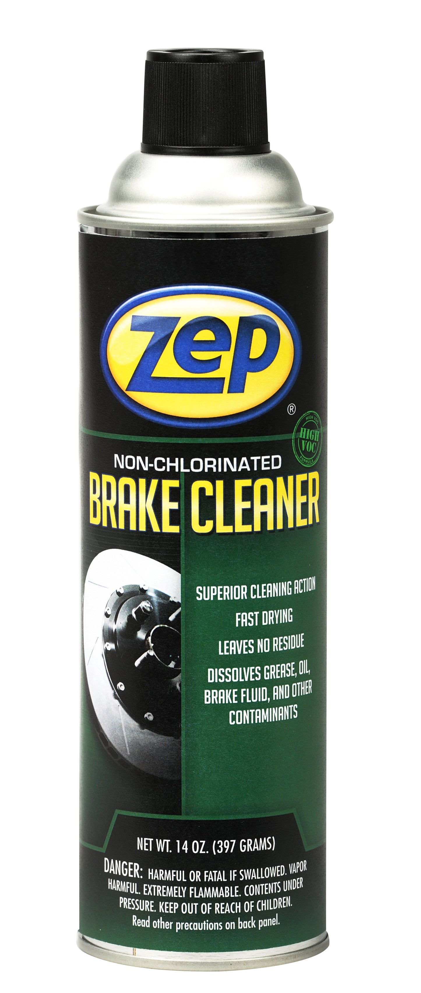 Zep Non-Chlorinated Brake Cleaner – High VOC – 14 oz