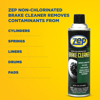 Zep Non-Chlorinated Brake Cleaner – High VOC – 14 oz