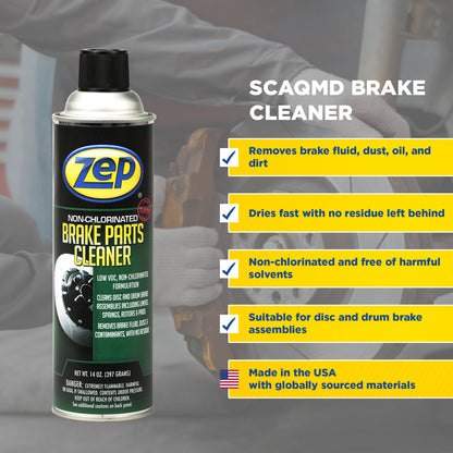 Zep Non-Chlorinated Brake Cleaner – SCAQMD Compliant – 14 oz