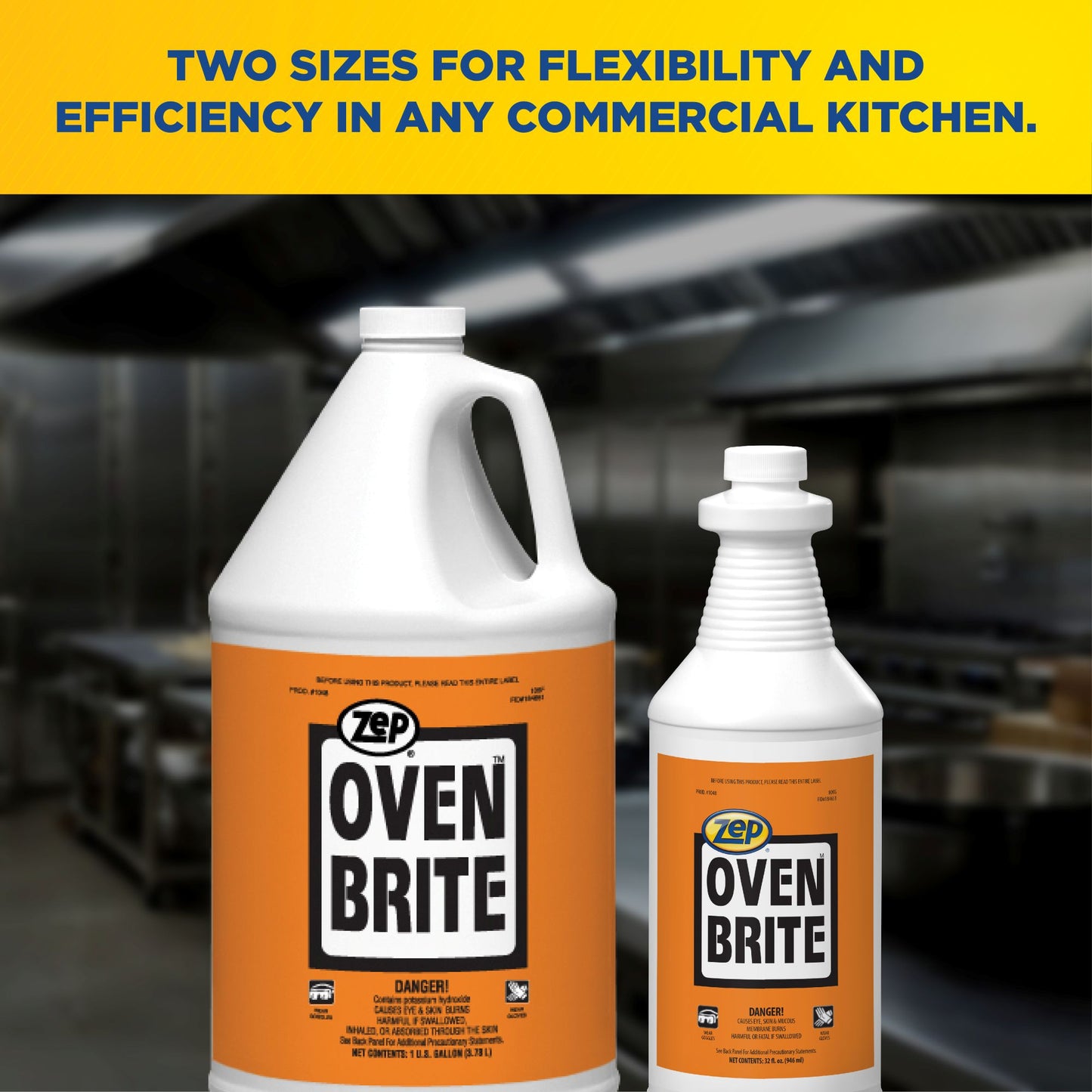 Zep Oven Brite – Heavy-Duty Oven and Grill Cleaner – 1 Gallon