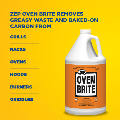Zep Oven Brite – Heavy-Duty Oven and Grill Cleaner – 1 Gallon