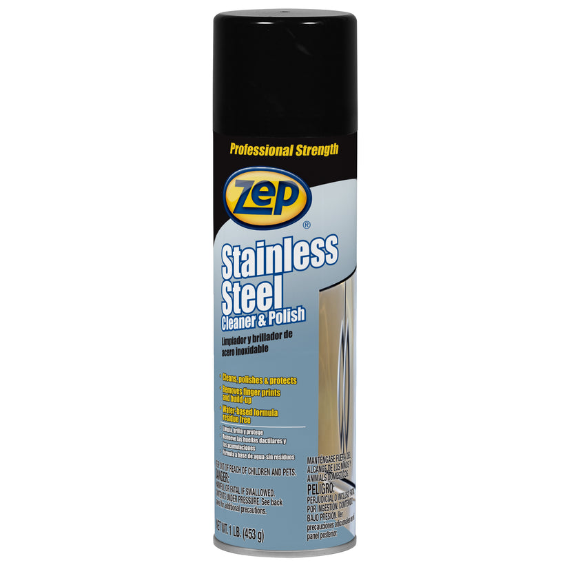 Stainless Steel Cleaner and Polish Spray - 18 Ounce – Zep Inc.