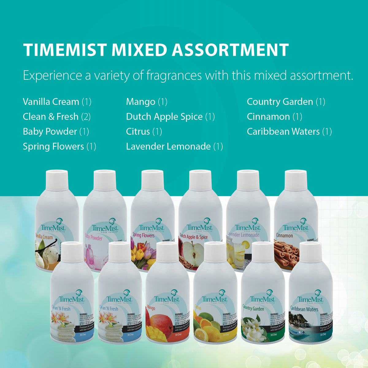 Premium TimeMist Metered Air Care - Baby Powder - 7.1 Oz.