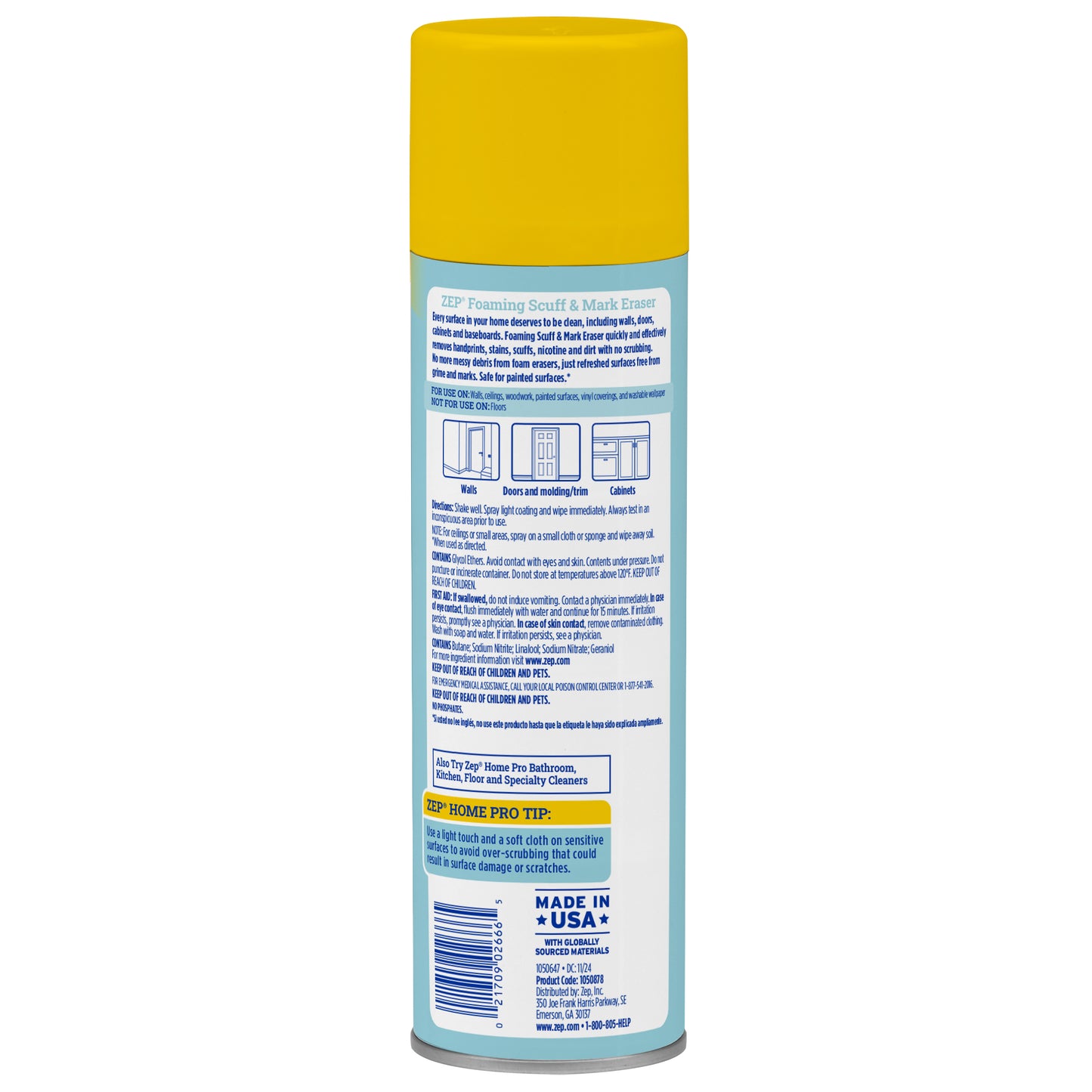 Zep Home Pro Foaming Wall Cleaner & Scuff Remover