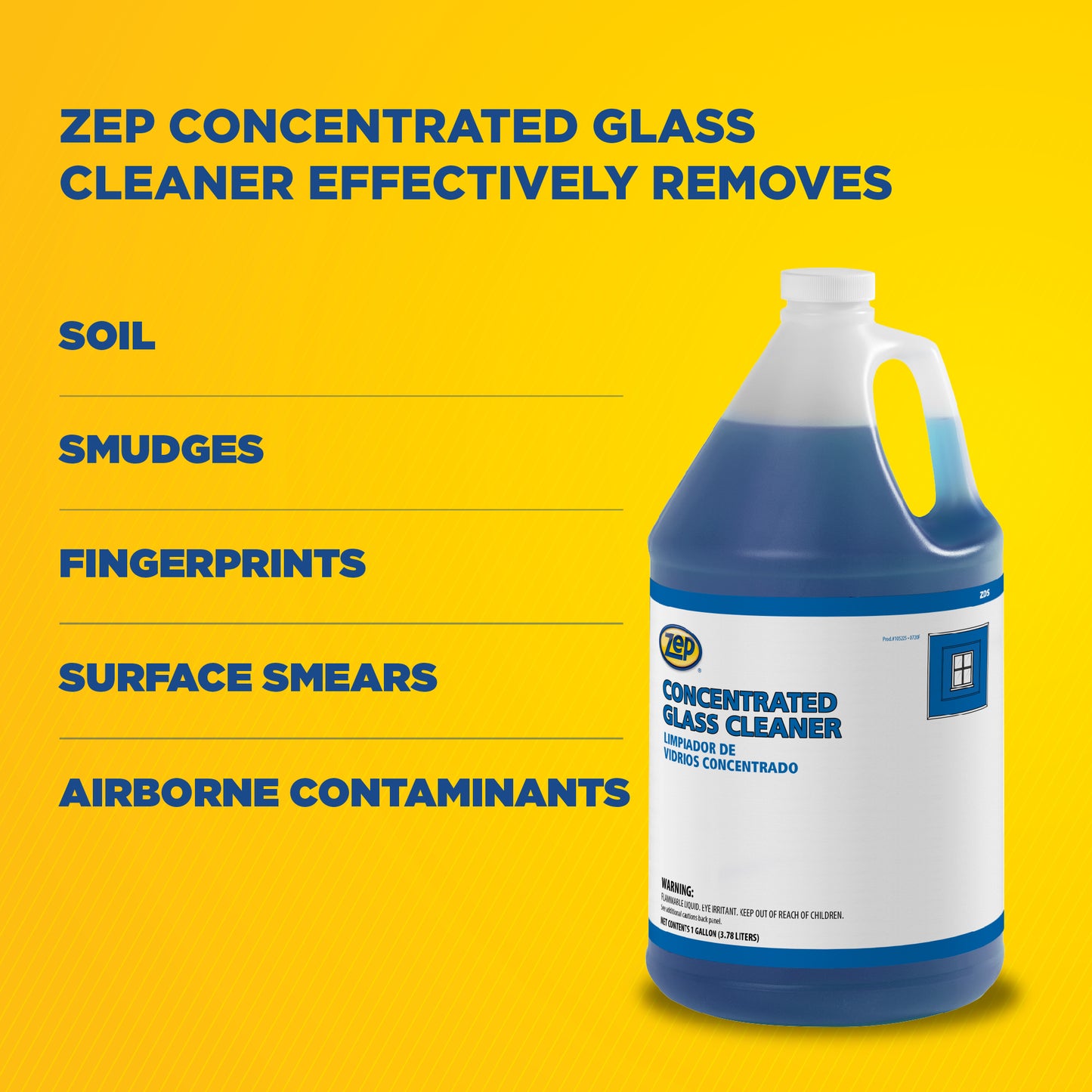 Concentrated Glass Cleaner - 1 Gallon